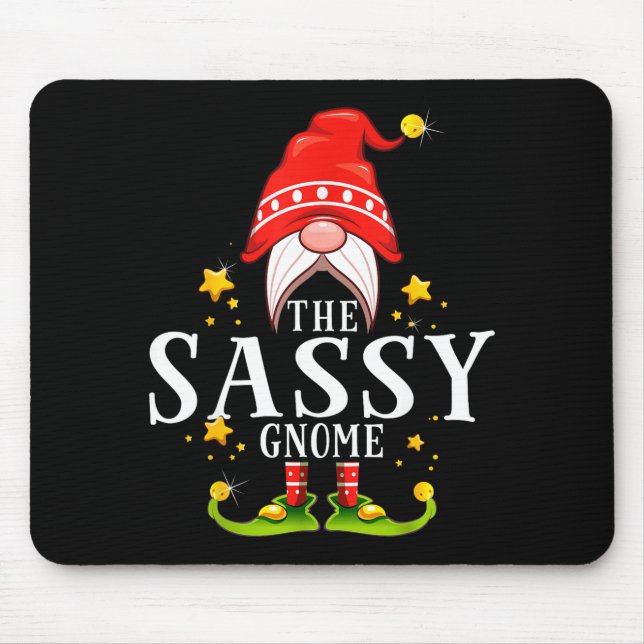 The Sy Gnome Christmas Matching  Mouse Pad (Front)
