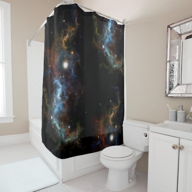 The Sydeous Nexus Cluster Shower Curtain (In Situ)