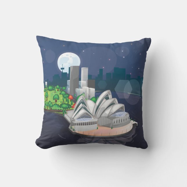 The Sydney Opera House Cushion (Front)
