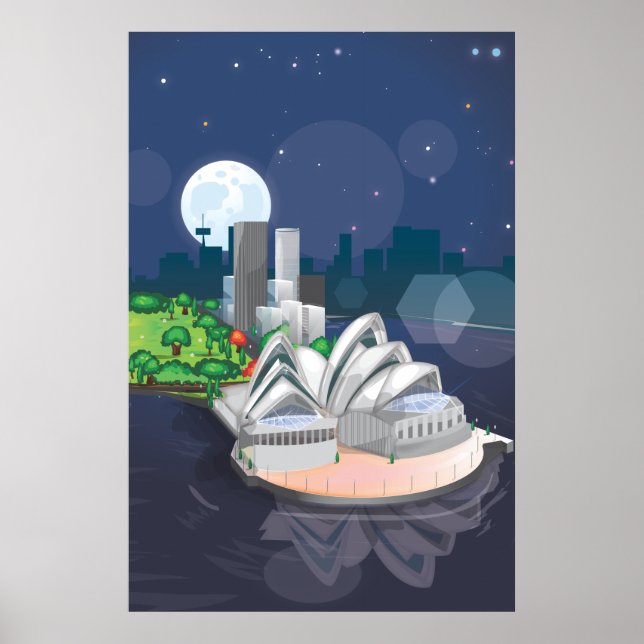 The Sydney Opera House Poster (Front)