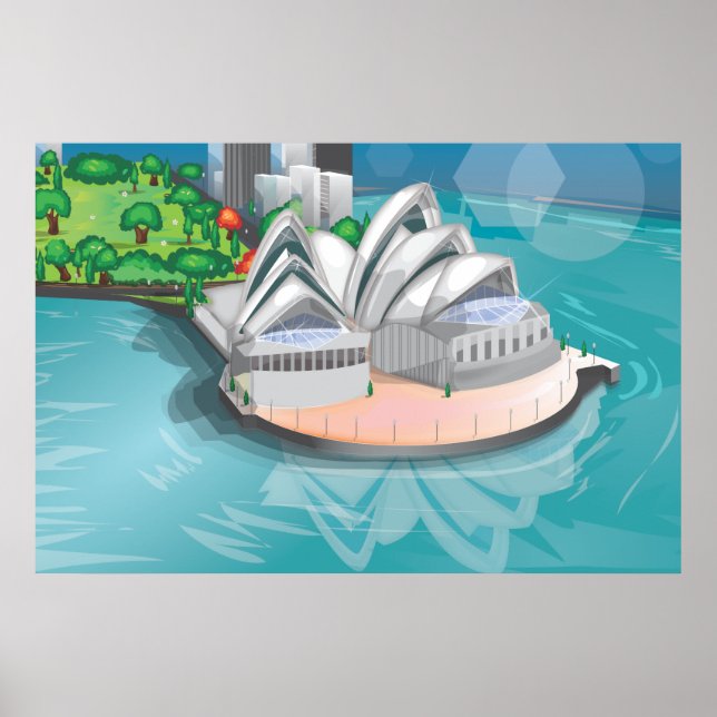 The Sydney Opera House Poster (Front)