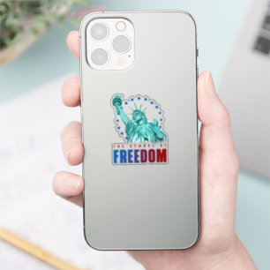 The Symbol of Freedom 2"x 2"- Glossy Tranparent
