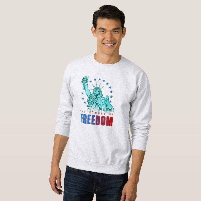 The Symbol of Freedom | Men's Sweatshirt (Front Full)
