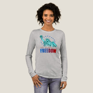 The Symbol of Freedom   Women's Long Sleeve Tri-Blend Shirt