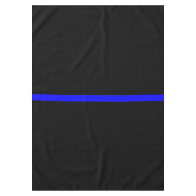 The Symbolic Thin Blue Line Concept Tablecloth (Front)
