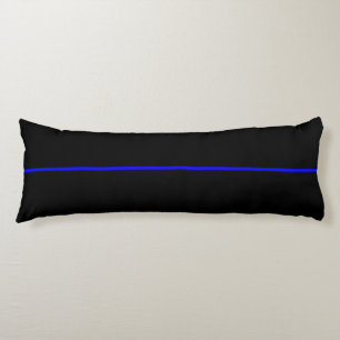 The Symbolic Thin Blue Line Decor Body Cushion
