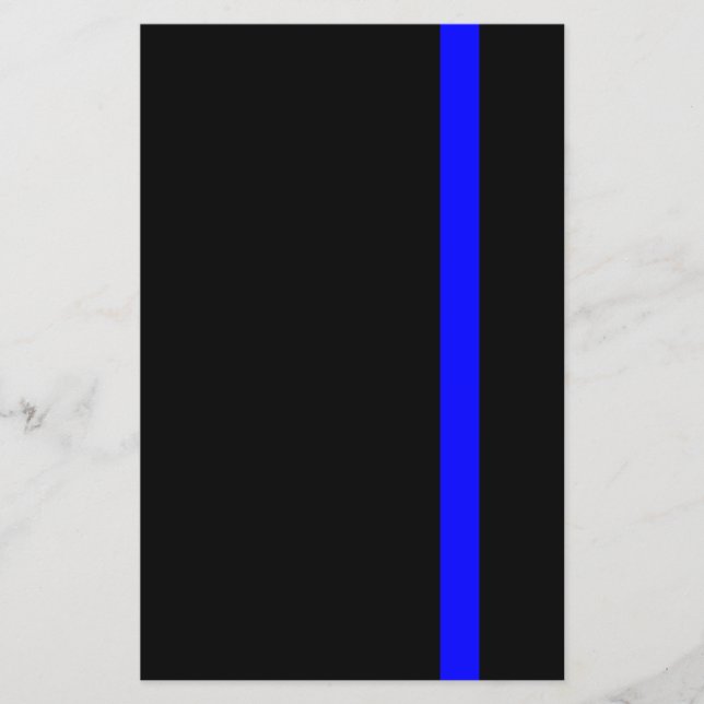 The Symbolic Thin Blue Line Decor Flyer (Front)