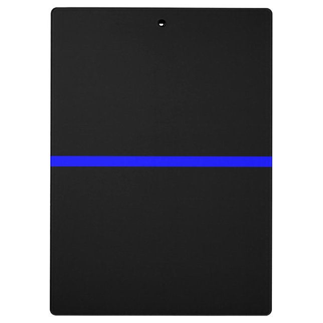The Symbolic Thin Blue Line Graphic Clipboard (Back)