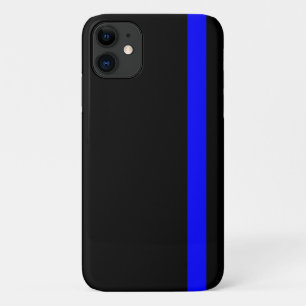 The Symbolic Thin Blue Line on Black Case-Mate iPhone Case