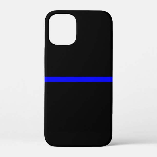 The Symbolic Thin Blue Line Statement Case-Mate iPhone Case (Back)