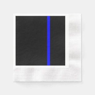 The Symbolic Thin Blue Line Vertical Napkin