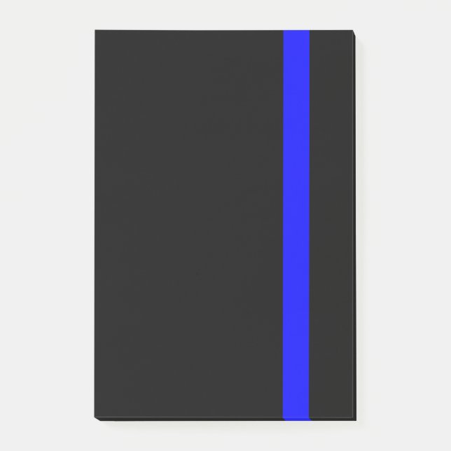 The Symbolic Thin Blue Line Vertical Post-it Notes (Front)