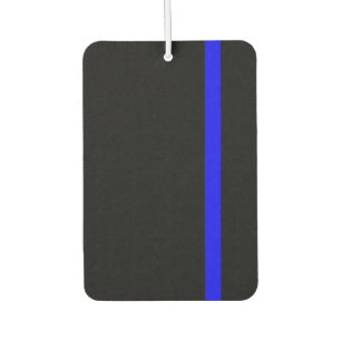 The Symbolic Thin Blue Line Vertical Style Car Air Freshener
