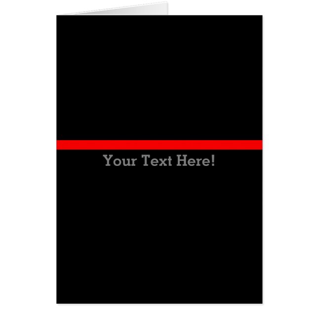 The Symbolic Thin Red Line Personalise This (Front)