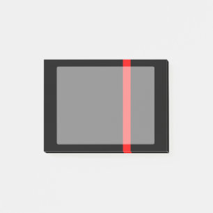 The Symbolic Thin Red Line Vertical Post-it Notes