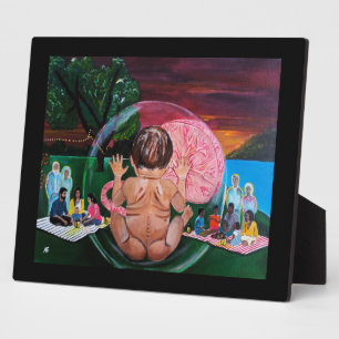 The Symphony of Souls Painting by Alfred Fox Plaque