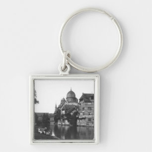 The synagogue at Nuremberg, c.1910 Key Ring