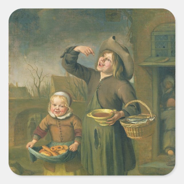 The Syrup Eater Square Sticker (Front)