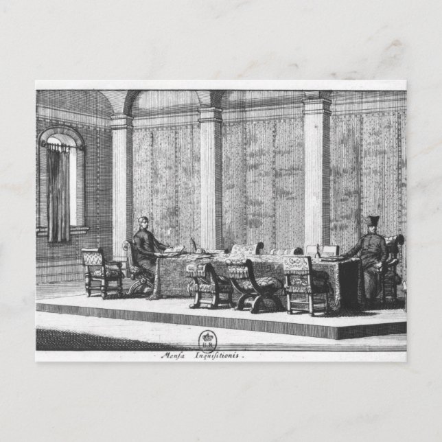 The Table of Inquisition Postcard (Front)