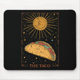 The Taco Cinco De Mayo Taco Tarot Card Funny Men W Mouse Pad
