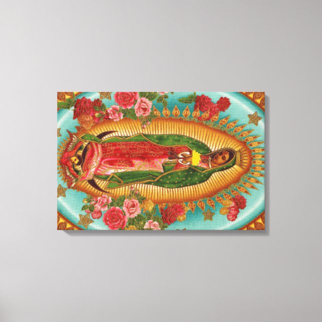 The Taco Saint Canvas Print (Front)