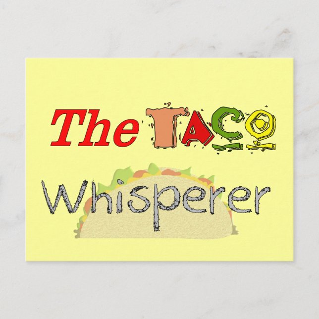 The Taco Whisperer Postcard (Front)