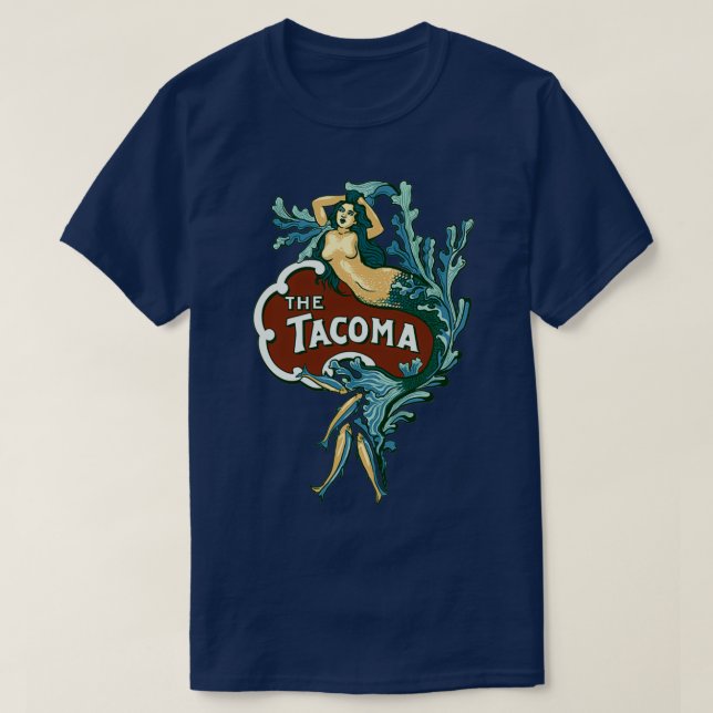 The Tacoma Mermaid T-Shirt (Design Front)