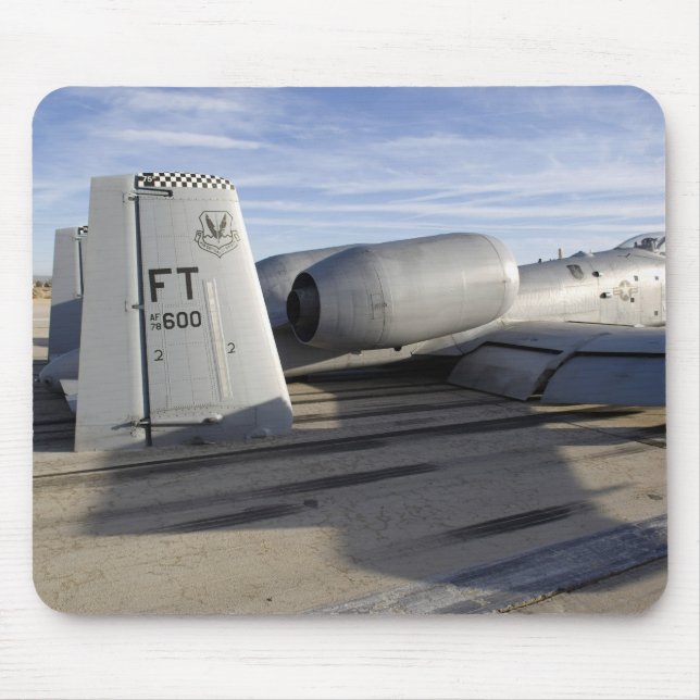 The tail section of an A-10 Thunderbolt II Mouse Pad (Front)