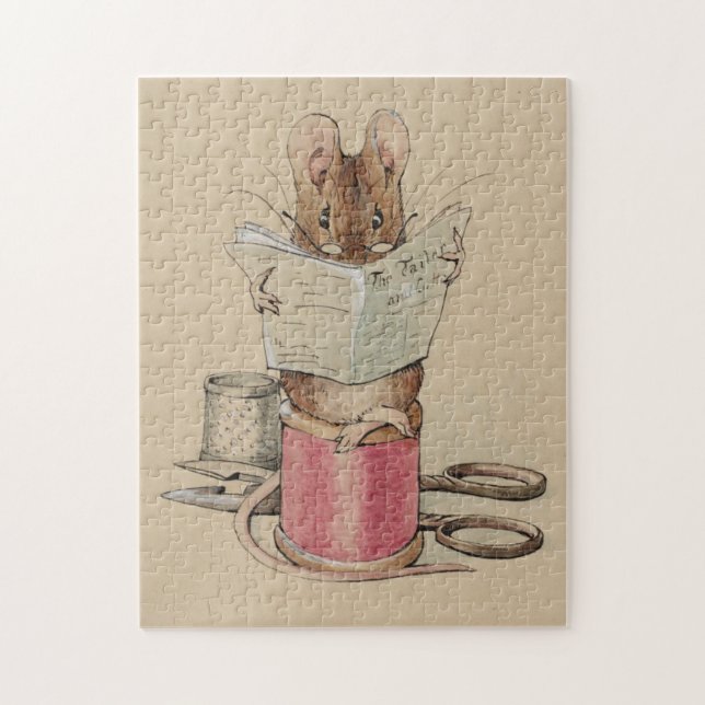 The Tailor Mouse (by Beatrix Potter) Jigsaw Puzzle (Vertical)