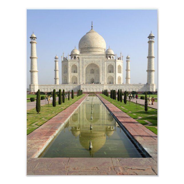The Taj Mahal, Agra, Uttar Pradesh, India, Photo Print (Front)