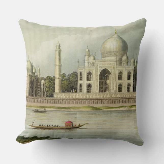 The Taj Mahal, Tomb of the Emperor Shah Jehan and Cushion (Front)