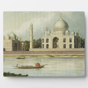 The Taj Mahal, Tomb of the Emperor Shah Jehan and Plaque
