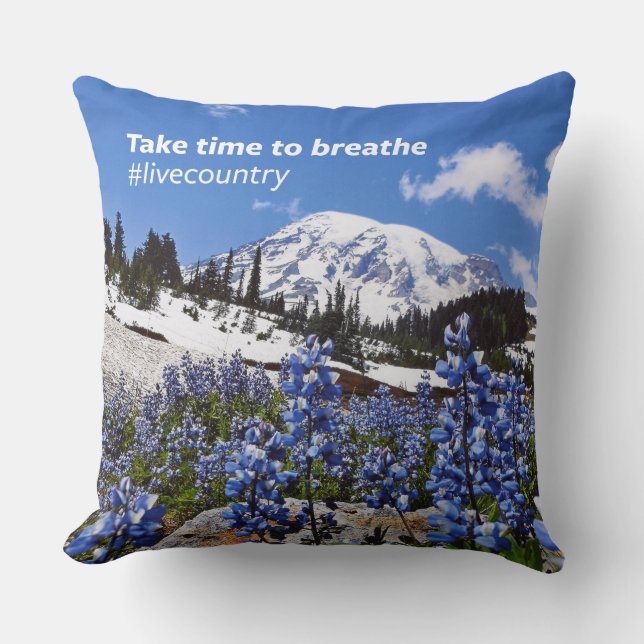 The Take Time to Breathe Cushion (Front)
