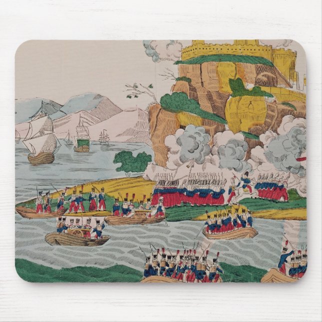 The Taking of Algiers by the French Mouse Pad (Front)