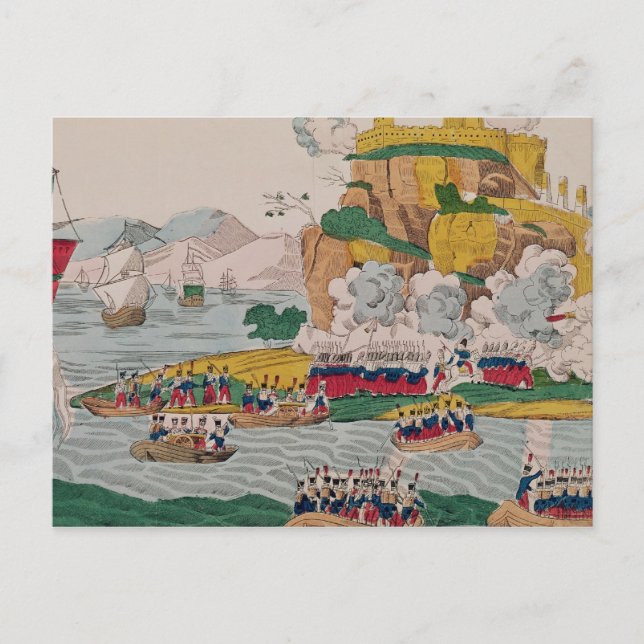 The Taking of Algiers by the French Postcard (Front)