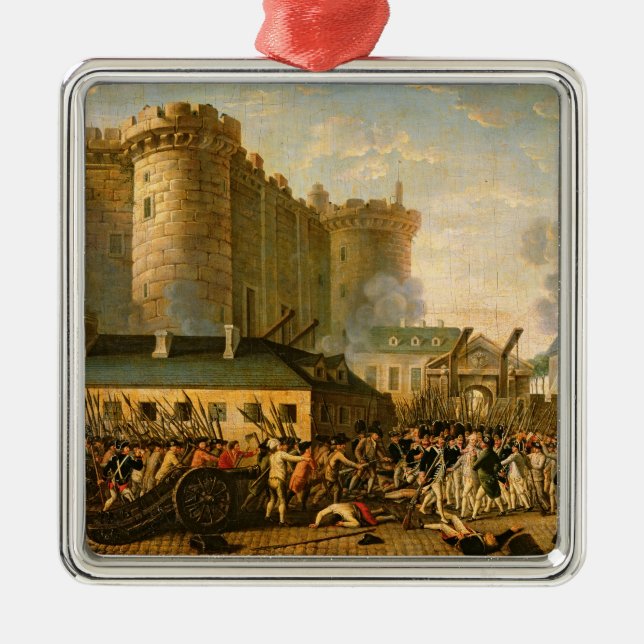 The Taking of the Bastille, 14 July 1789 Metal Tree Decoration (Front)