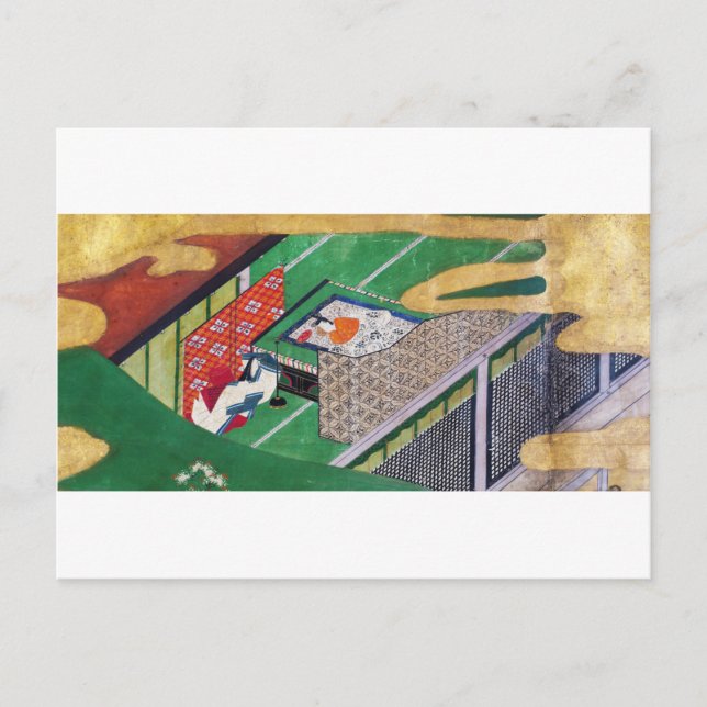 The Tale of Genji, Tawaraya Sotatsu Postcard (Front)
