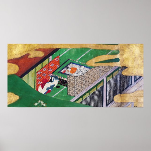 The Tale of Genji, Tawaraya Sotatsu Poster (Front)