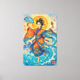 The Tale of Kijimuna-hime Canvas Print