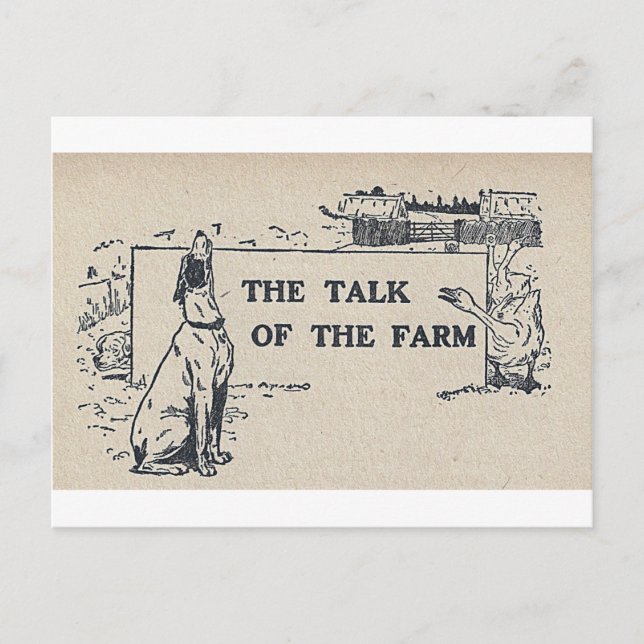 The Talk of the Farm Postcard (Front)