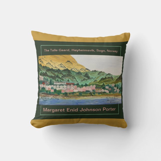 The Talle Gaard (The Talla Farm) '78 MEJP  Cushion (Front)