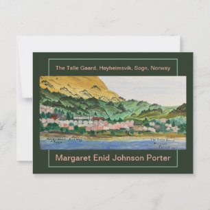 The Talle Gaard (The Talla Farm) '78 MEJP Postcard