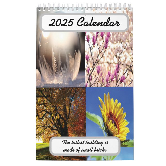 The tallest building is made of small bricks 2025 calendar (Cover)