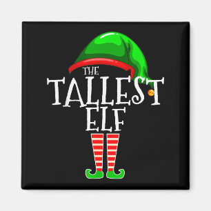 The Tallest Elf Family Matching Group Christmas  Magnet
