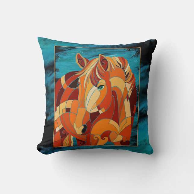 The Tao of Clarity Horse Pillow (Front)