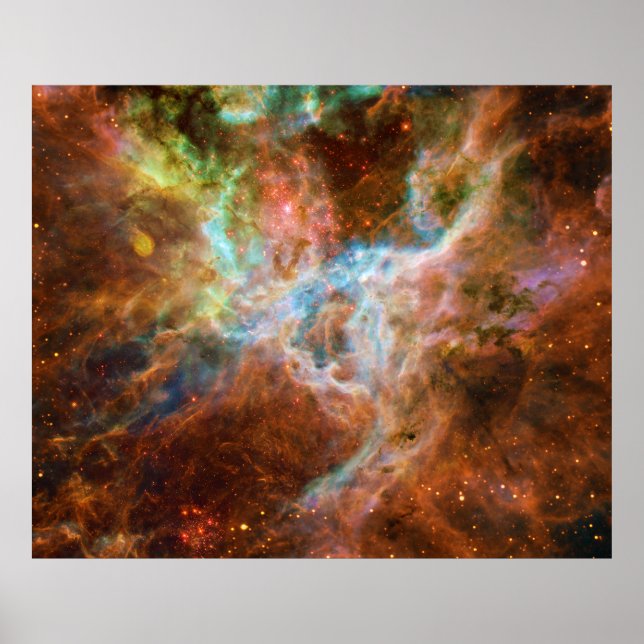 The Tarantula Nebula 30 Doradus NGC 2070 Poster (Front)