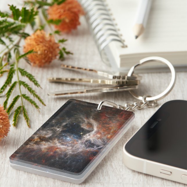 The Tarantula Nebula | NIRCam | JWST Key Ring (Front Right)