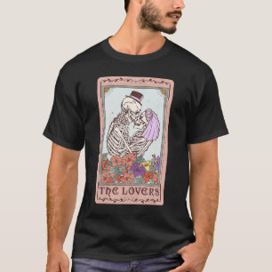 The  Tarot Card  Vintage Astrology Goth Valentine  T-Shirt