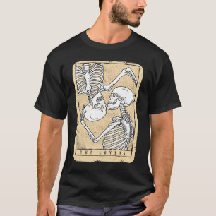 The  Tarot Card  Vintage Astrology Goth Valentine  T-Shirt