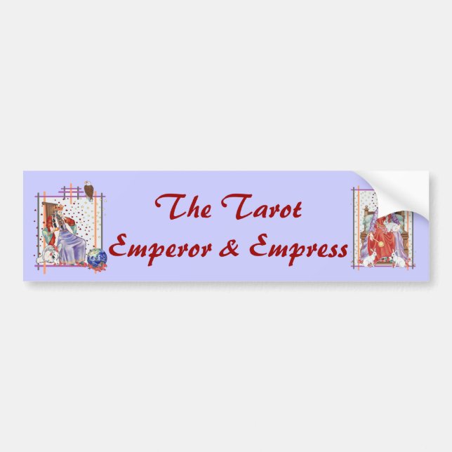 The Tarot Empress Bumper Sticker (Front)